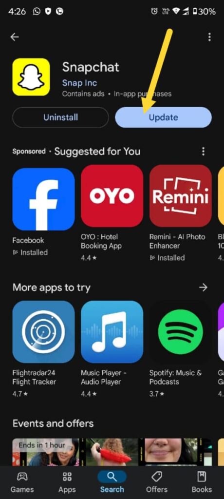 Snapchat-app-crashing-issue
