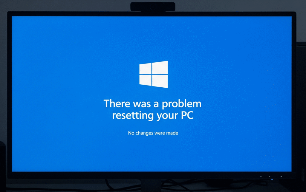 There was a problem resetting your PC error